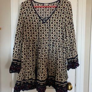 NWOT Flowy boho spring dress